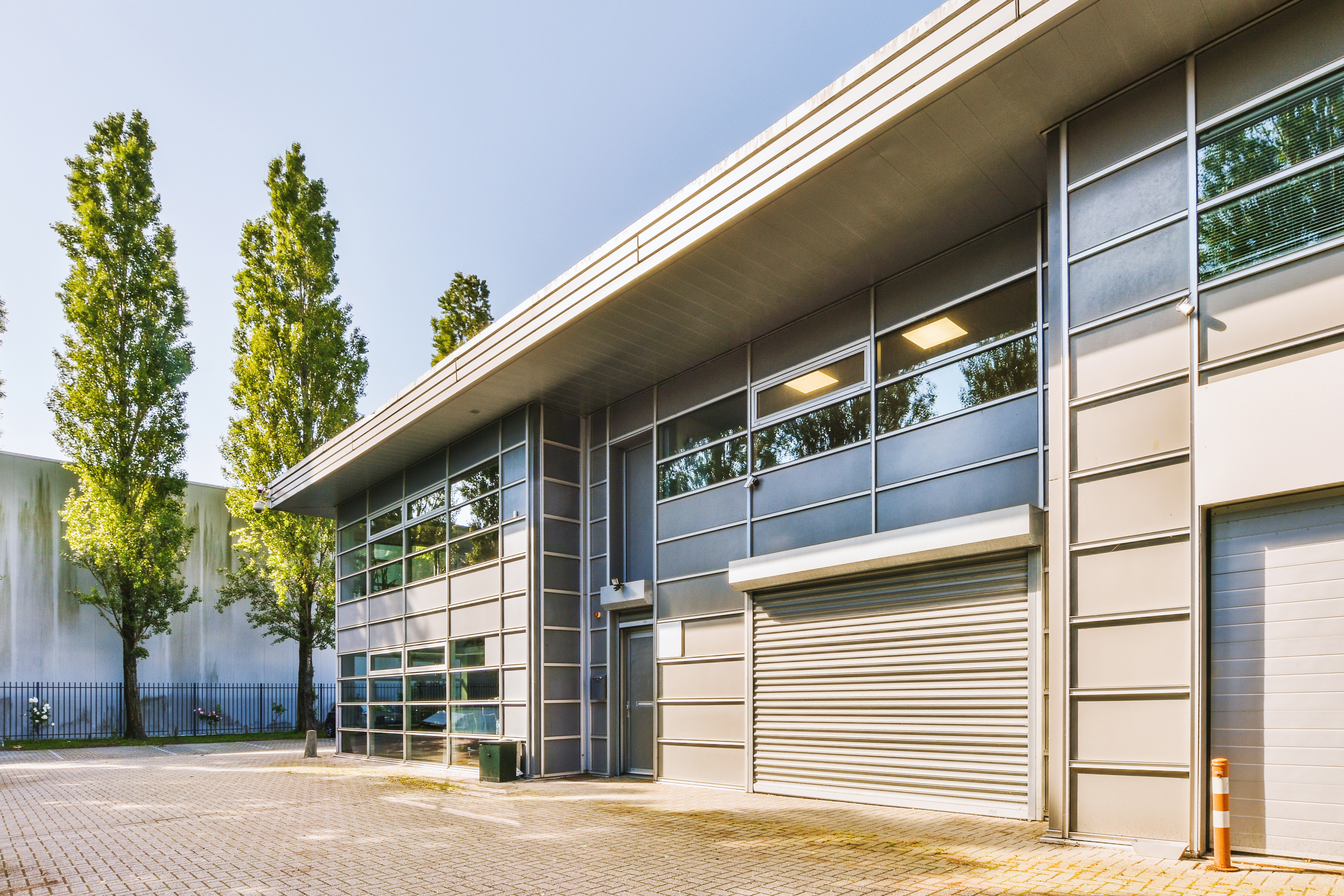 Completed industrial flex building developed by ZCI Group
