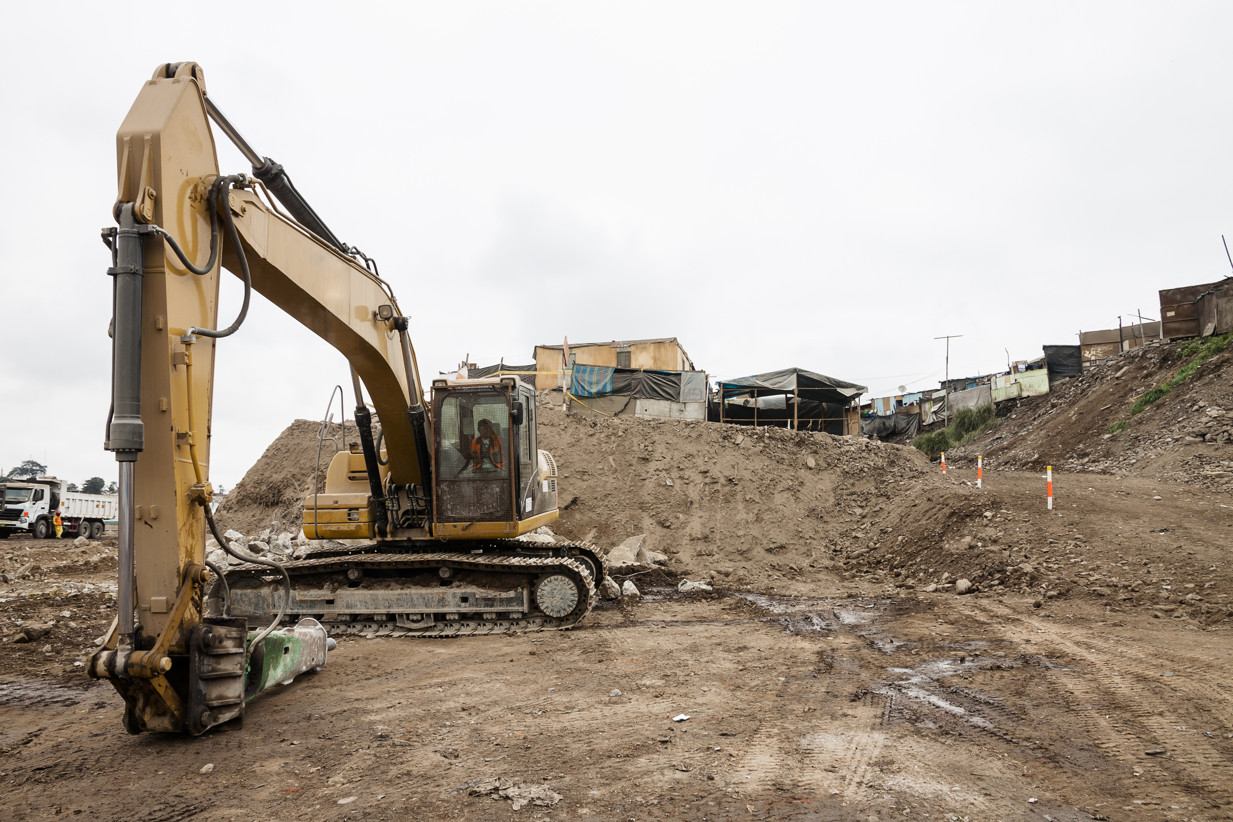 Structural demolition of a commercial building